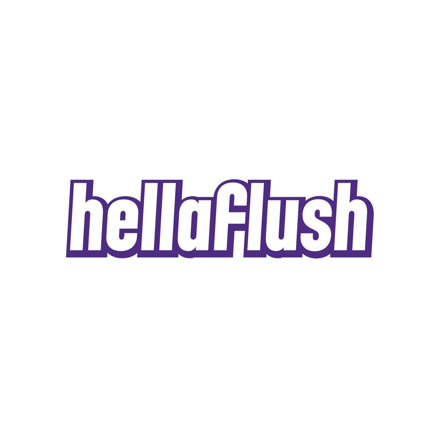 Hellaflush Sticker