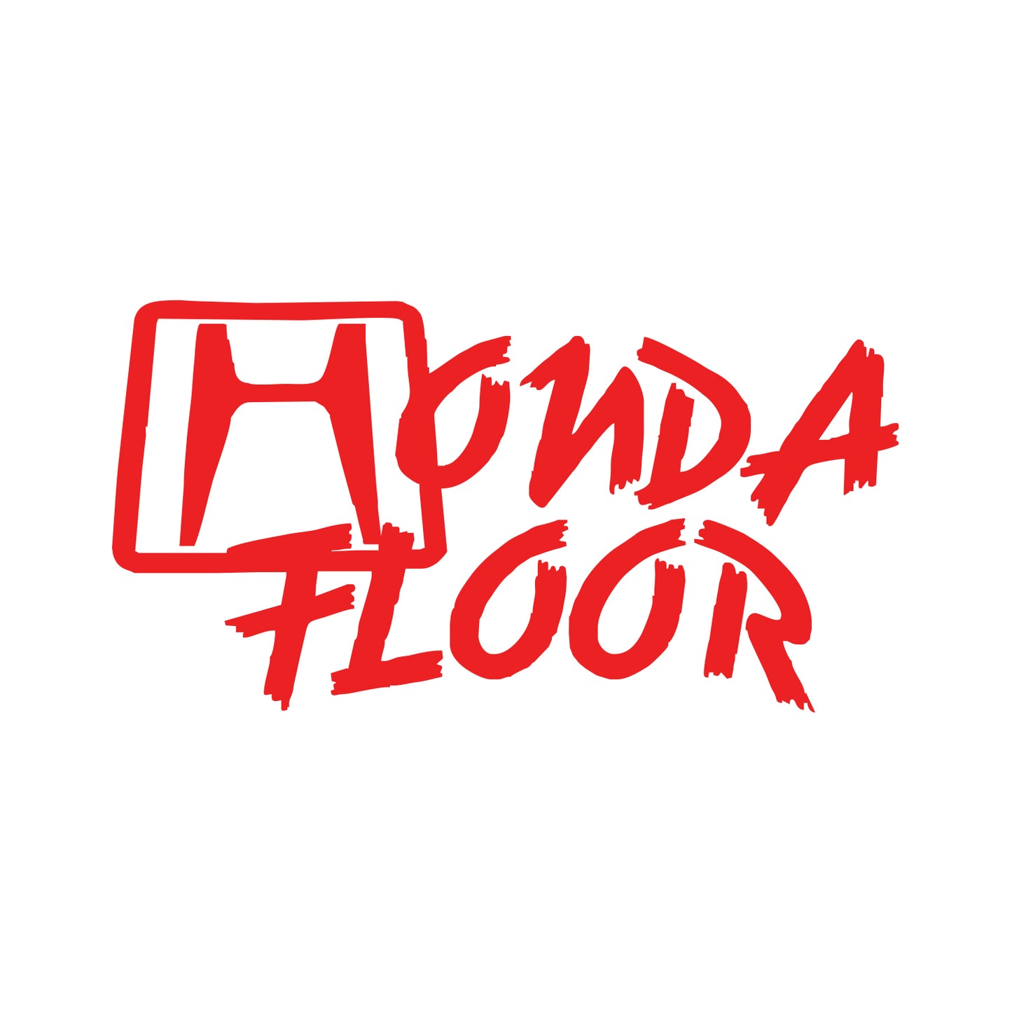 Floor Funny Sticker for Honda