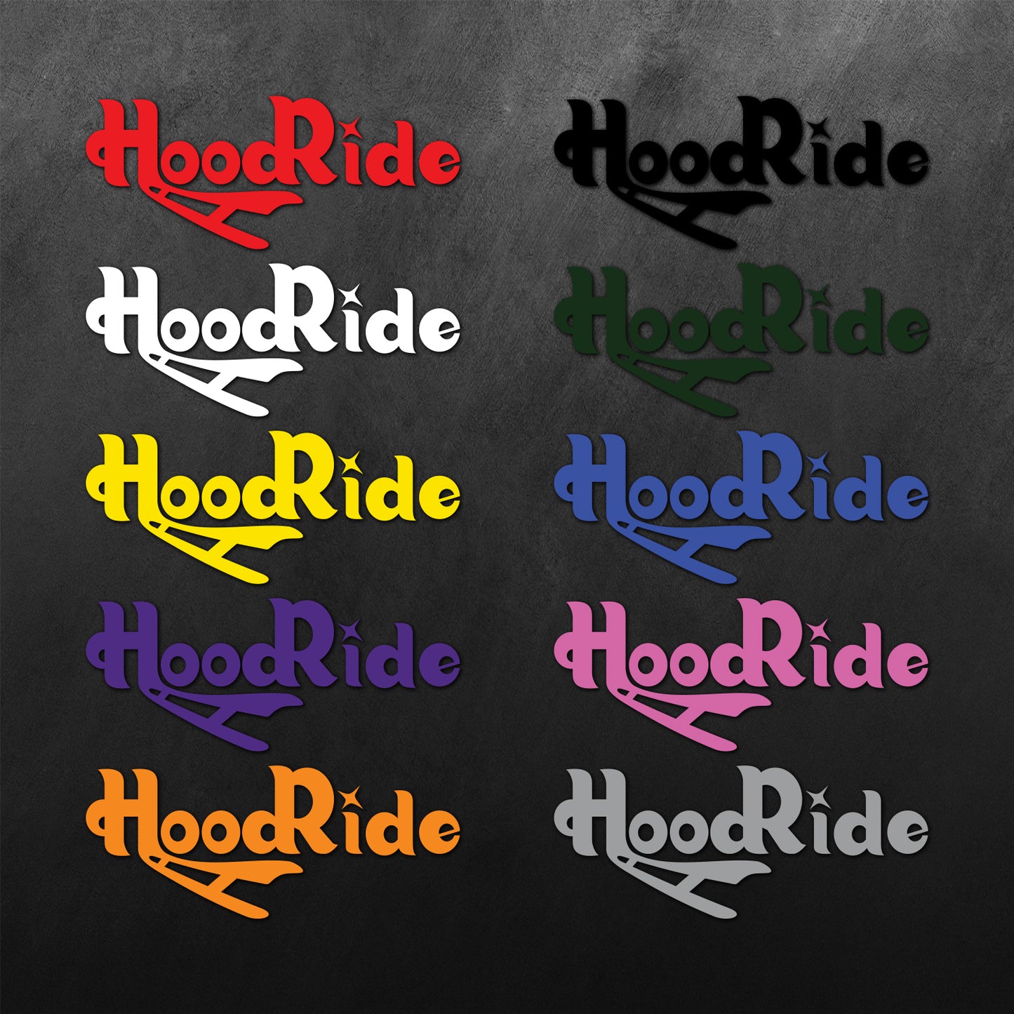Hoodride Sticker