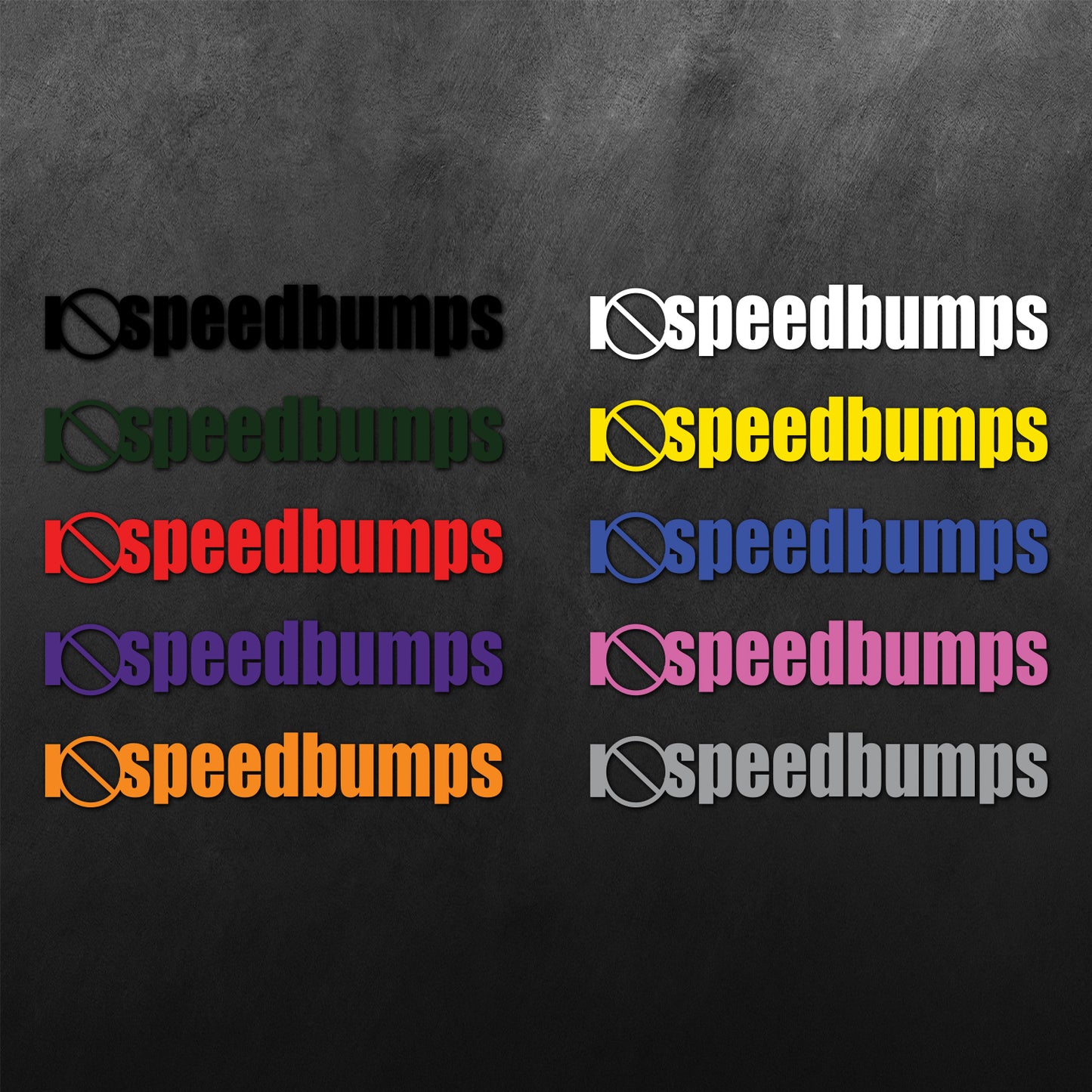 I Speedbumps Sticker