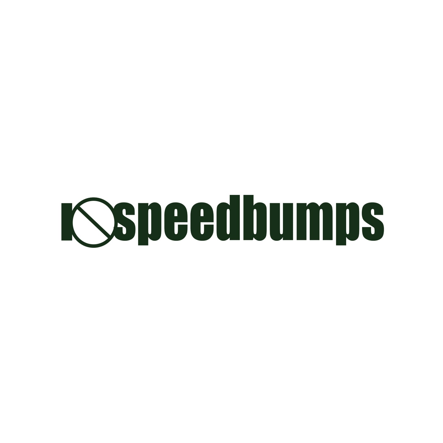 I Speedbumps Sticker