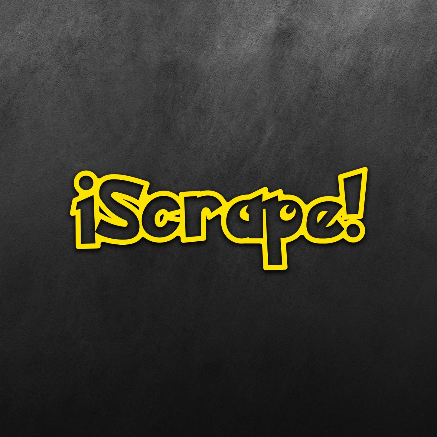 iScrape Sticker