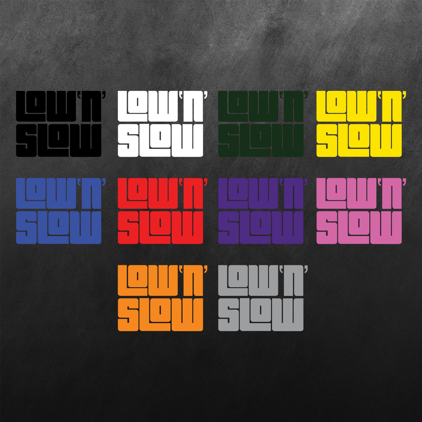 Low n Slow Sticker
