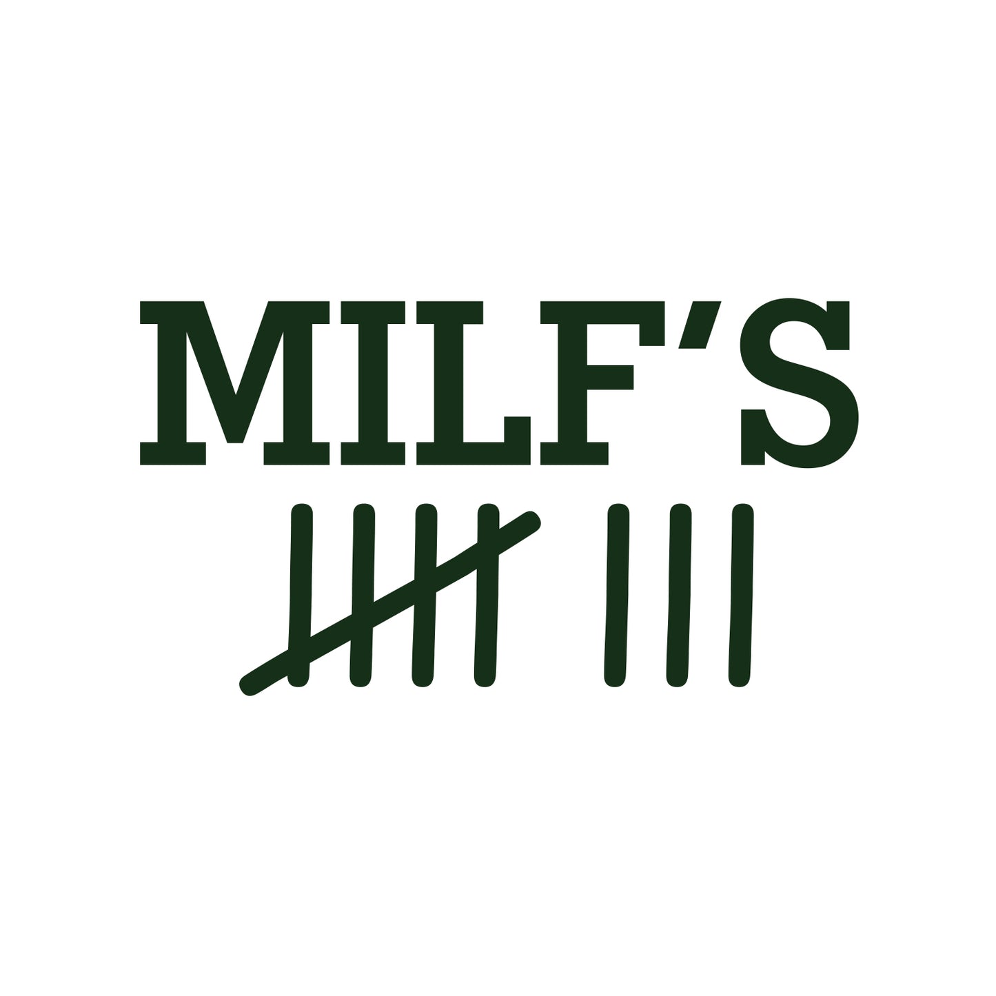 Milf's Count Sticker