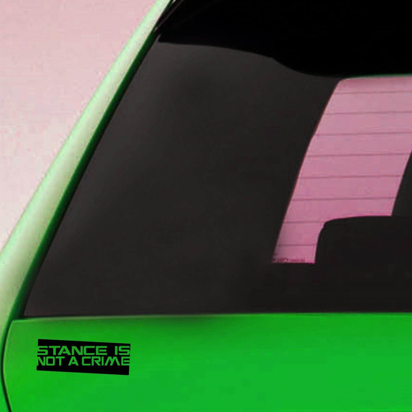 Stance Is Not A Crime Sticker
