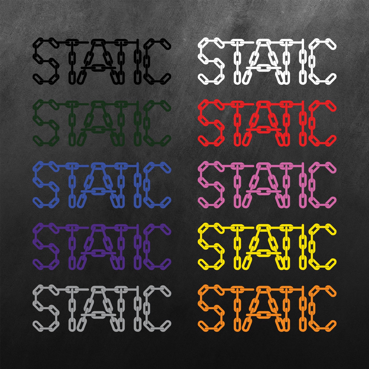 Static Chain Sticker