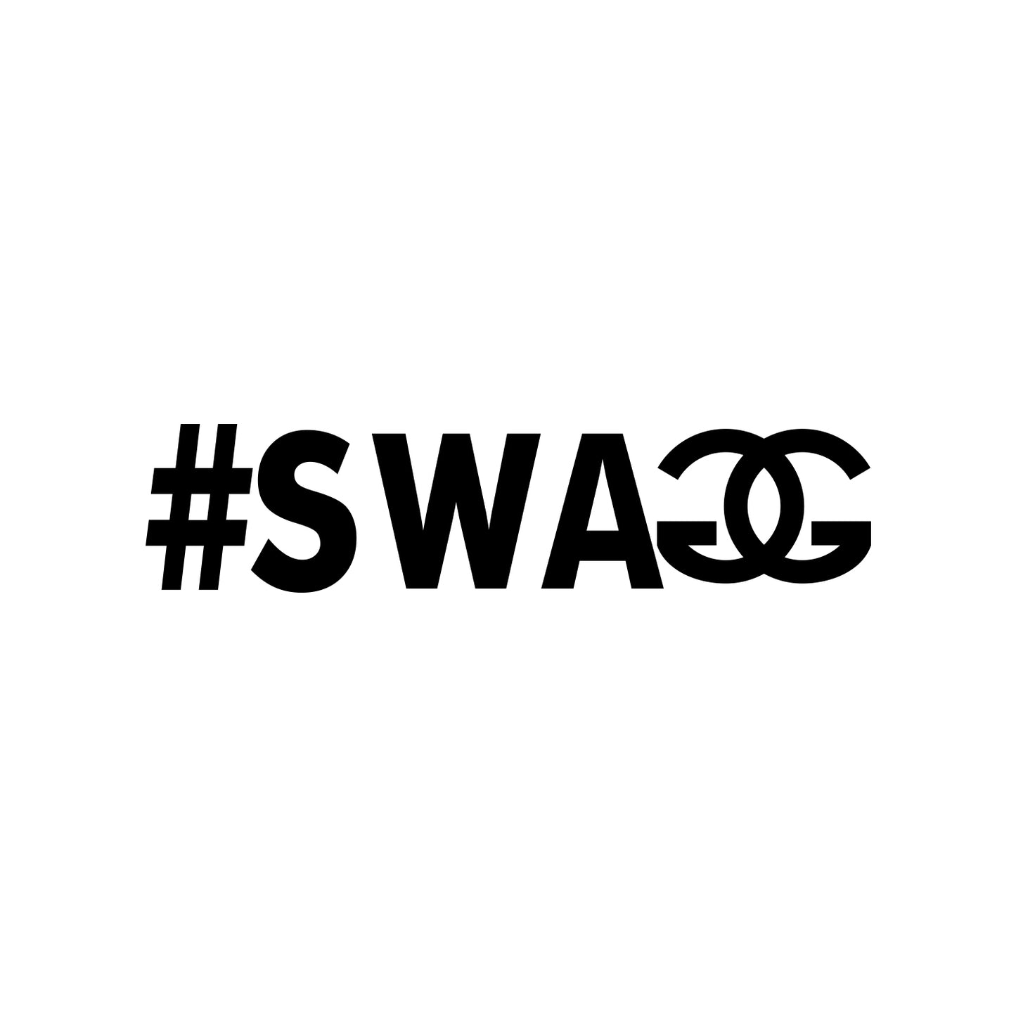 Hashtag Swag Sticker