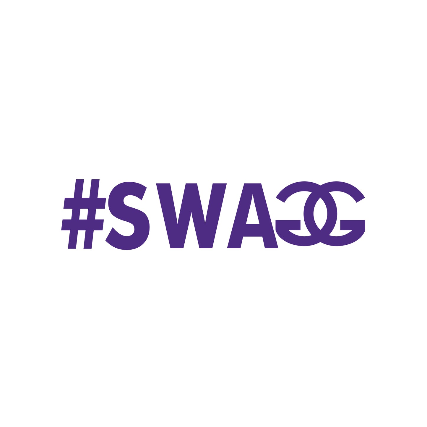 Hashtag Swag Sticker