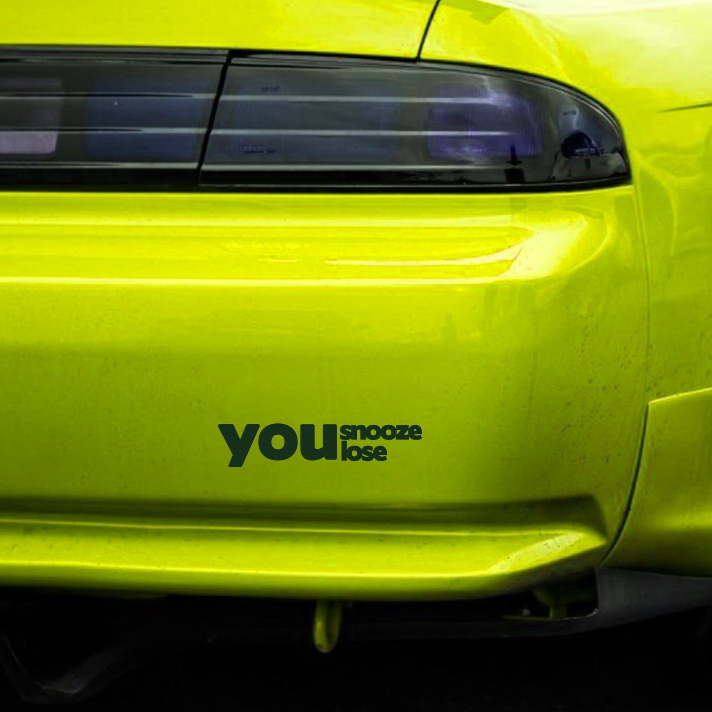 You Snooze Lose Sticker