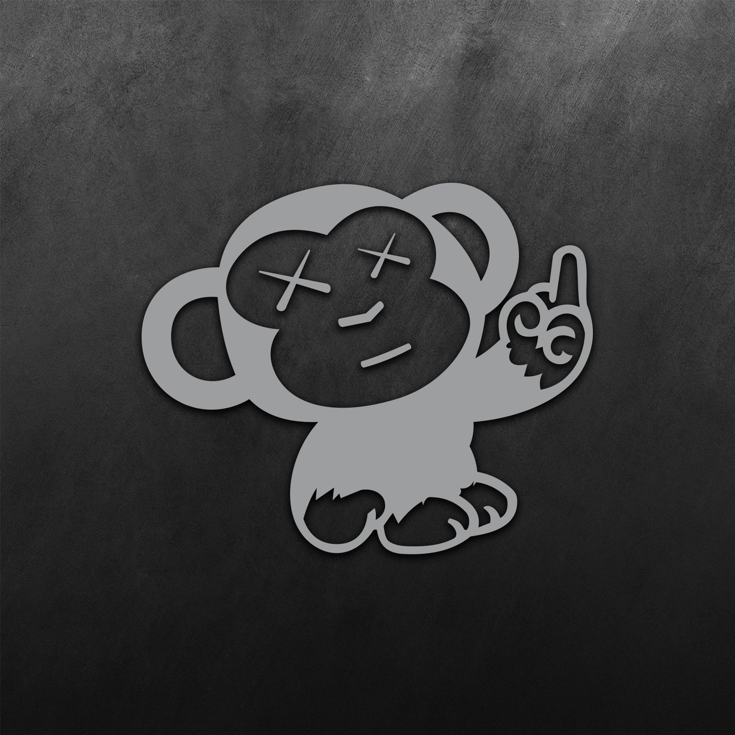 JDM Monkey Middle Finger Sticker