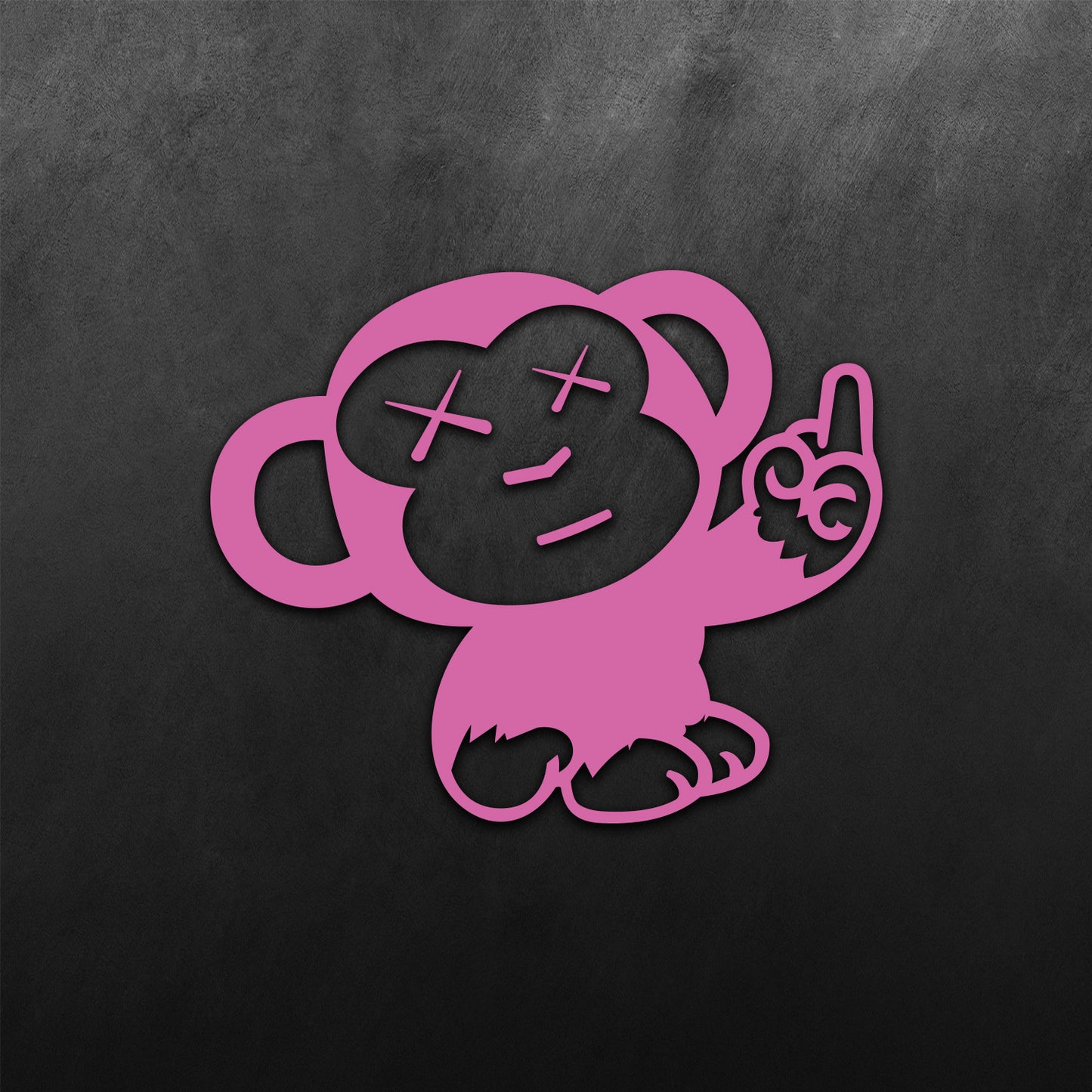 JDM Monkey Middle Finger Sticker