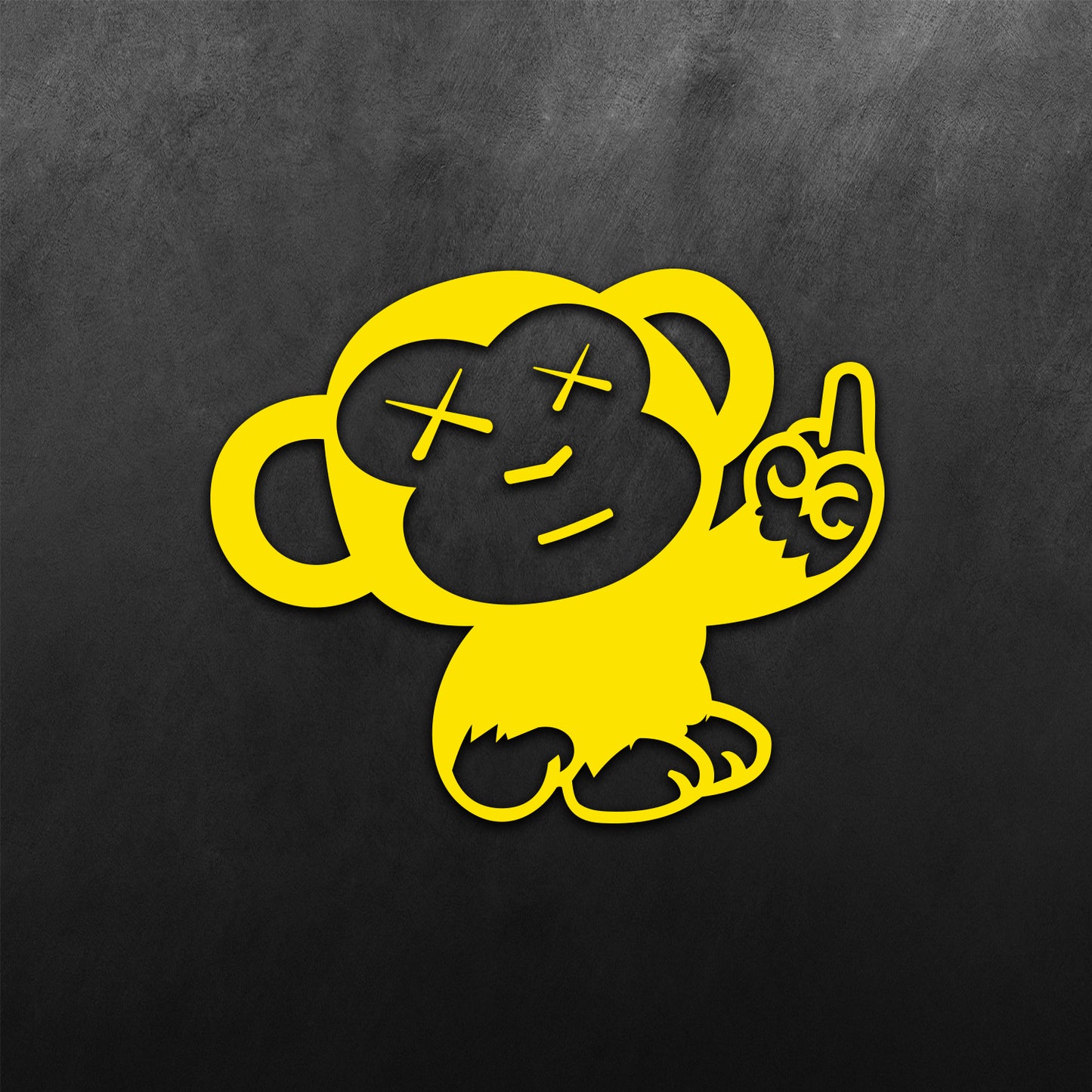 JDM Monkey Middle Finger Sticker
