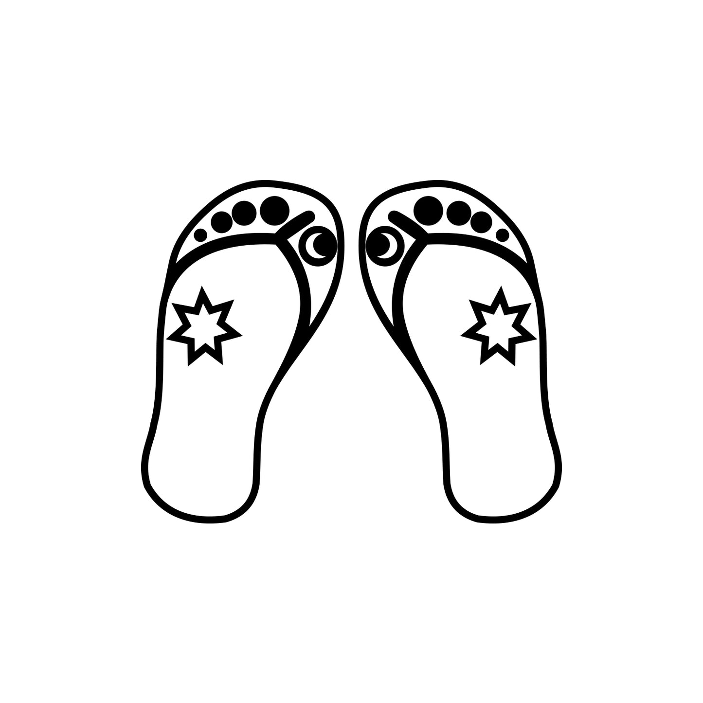 Slippers Sticker