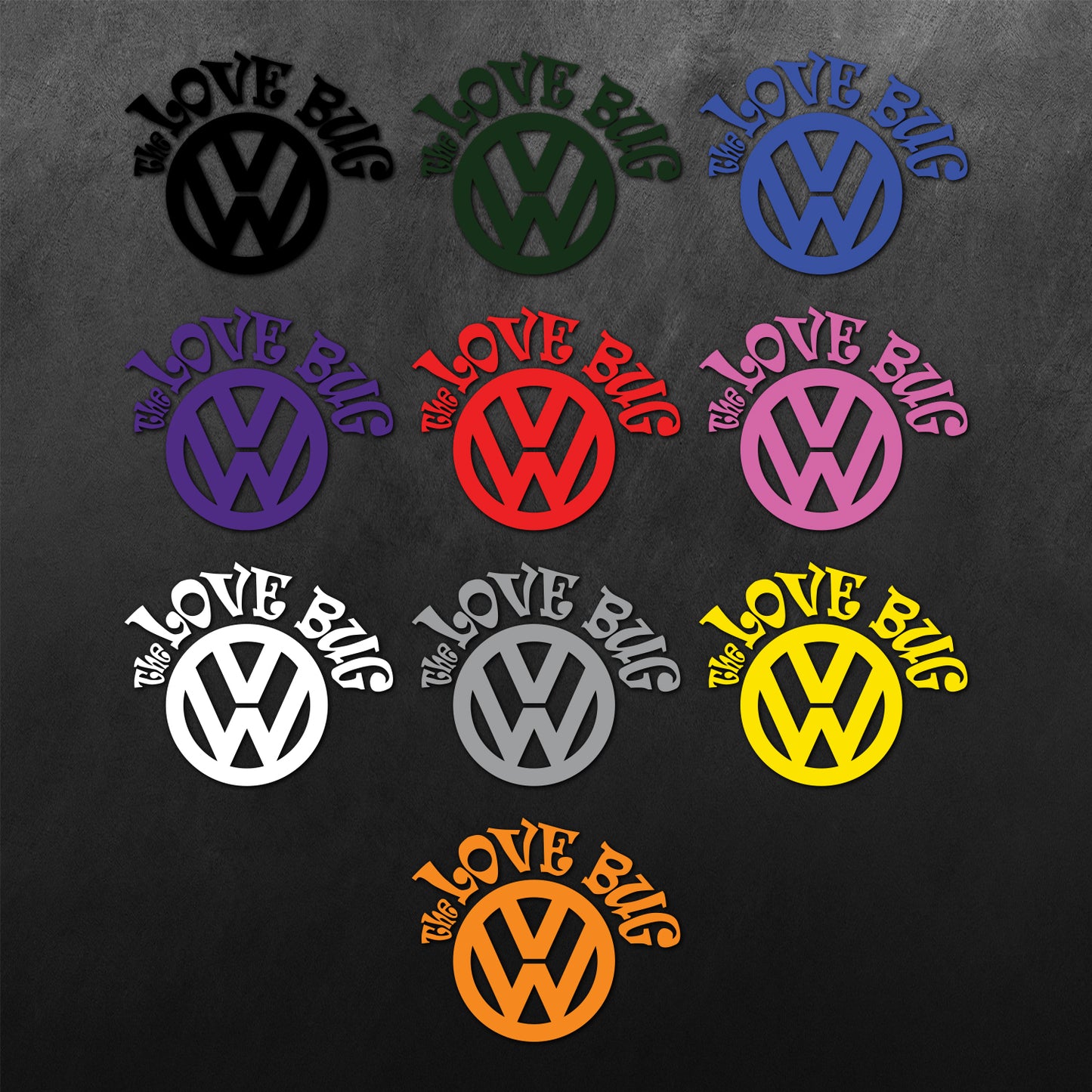VW The Love Bug Sticker