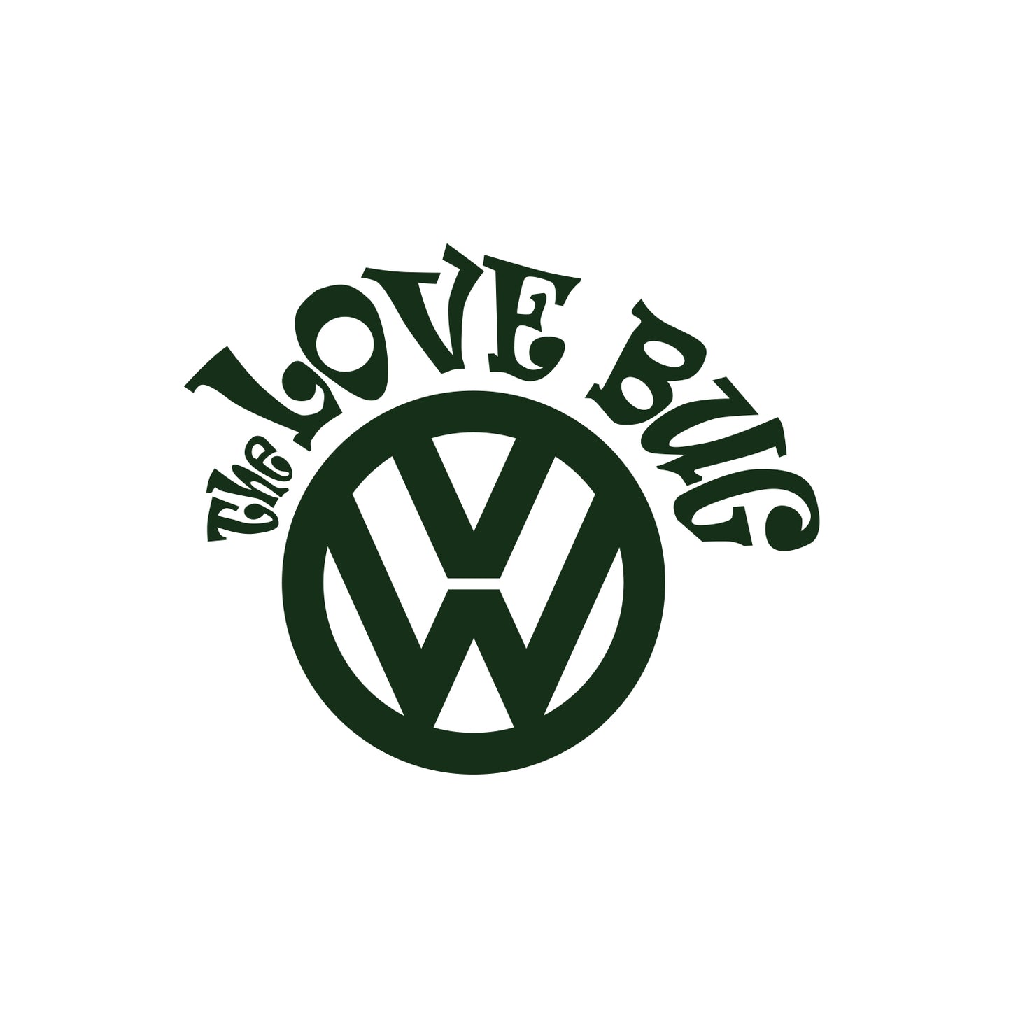 VW The Love Bug Sticker