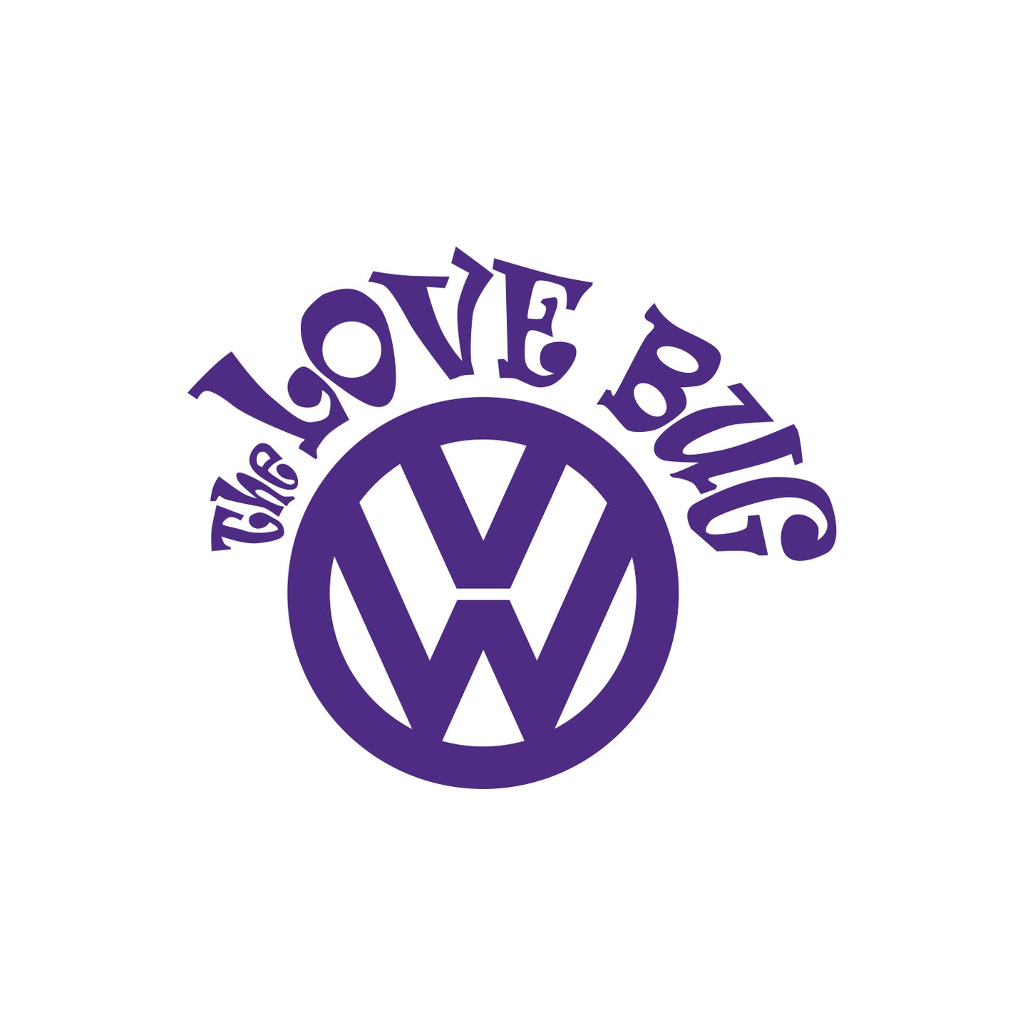 VW The Love Bug Sticker