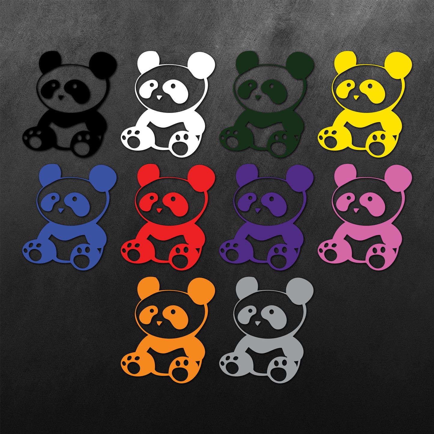 JDM Panda Sitting Sticker