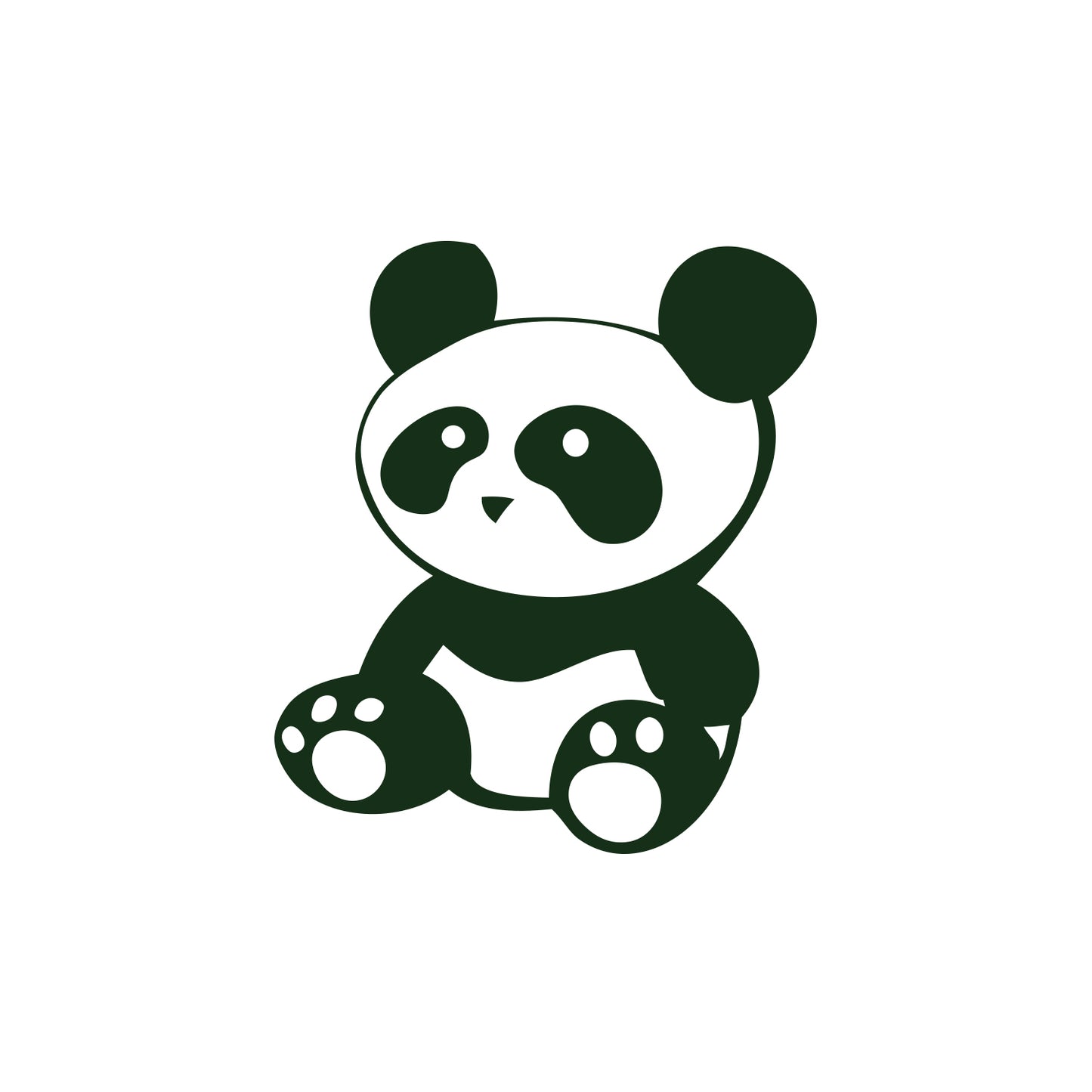 JDM Panda Sitting Sticker
