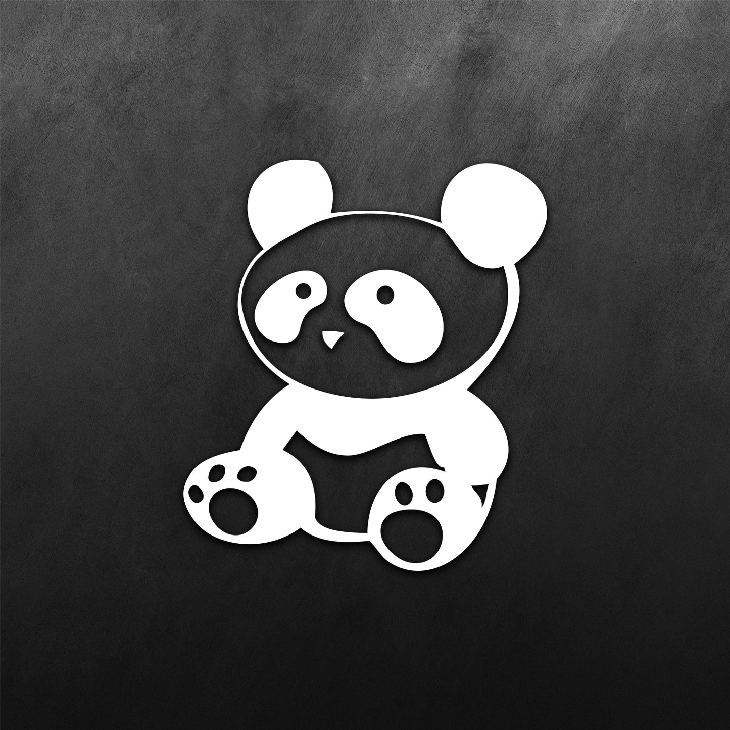 JDM Panda Sitting Sticker