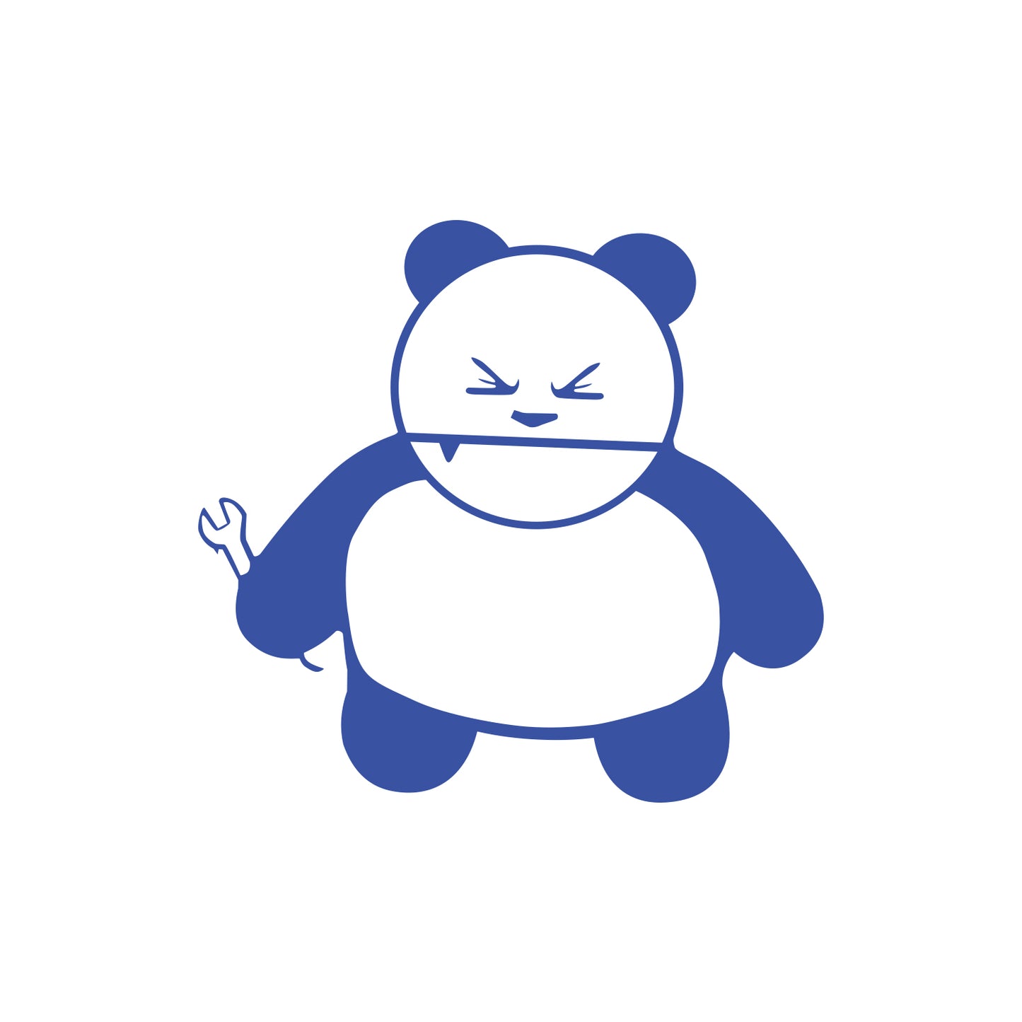 JDM Panda with Wrench Sticker