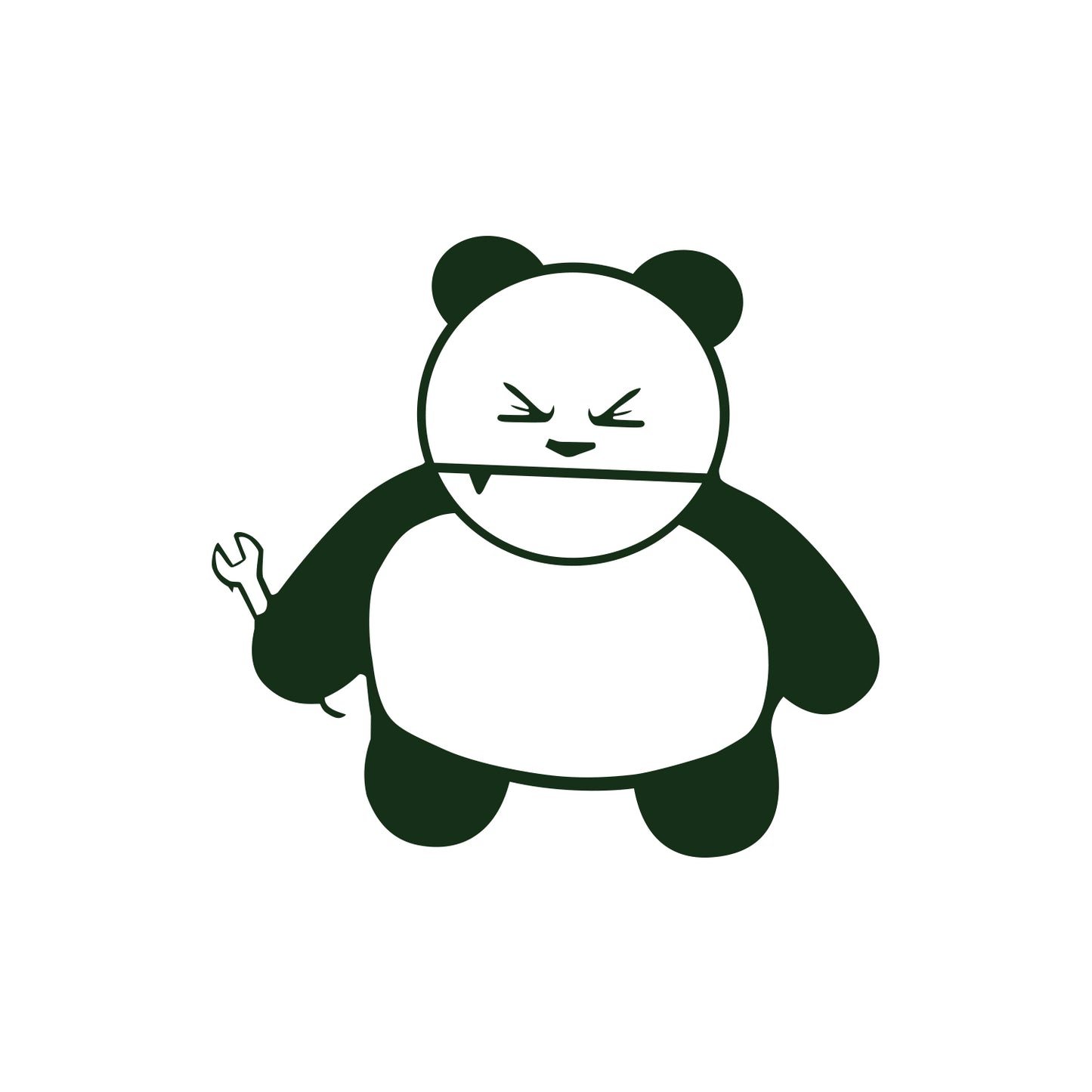 JDM Panda with Wrench Sticker