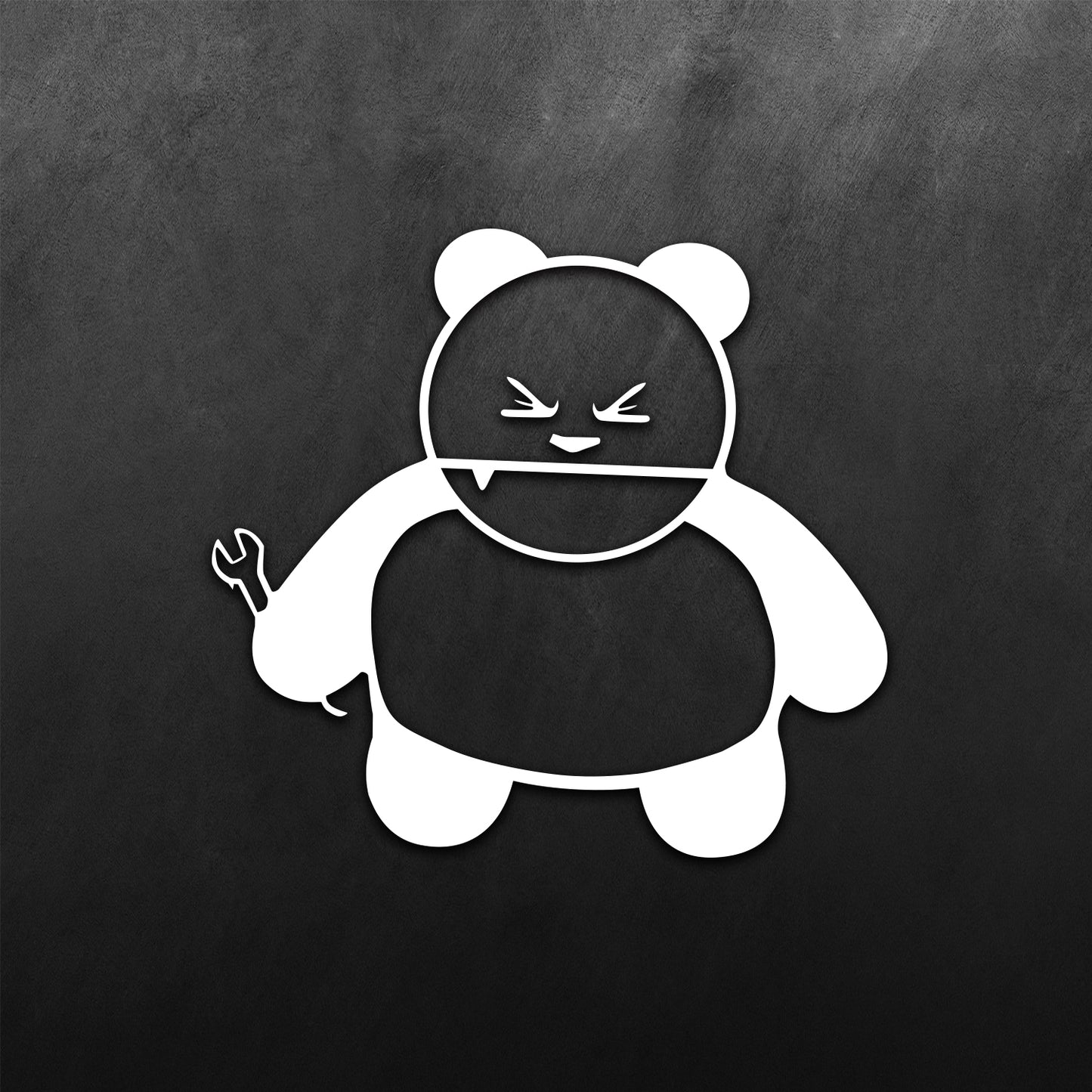 JDM Panda with Wrench Sticker