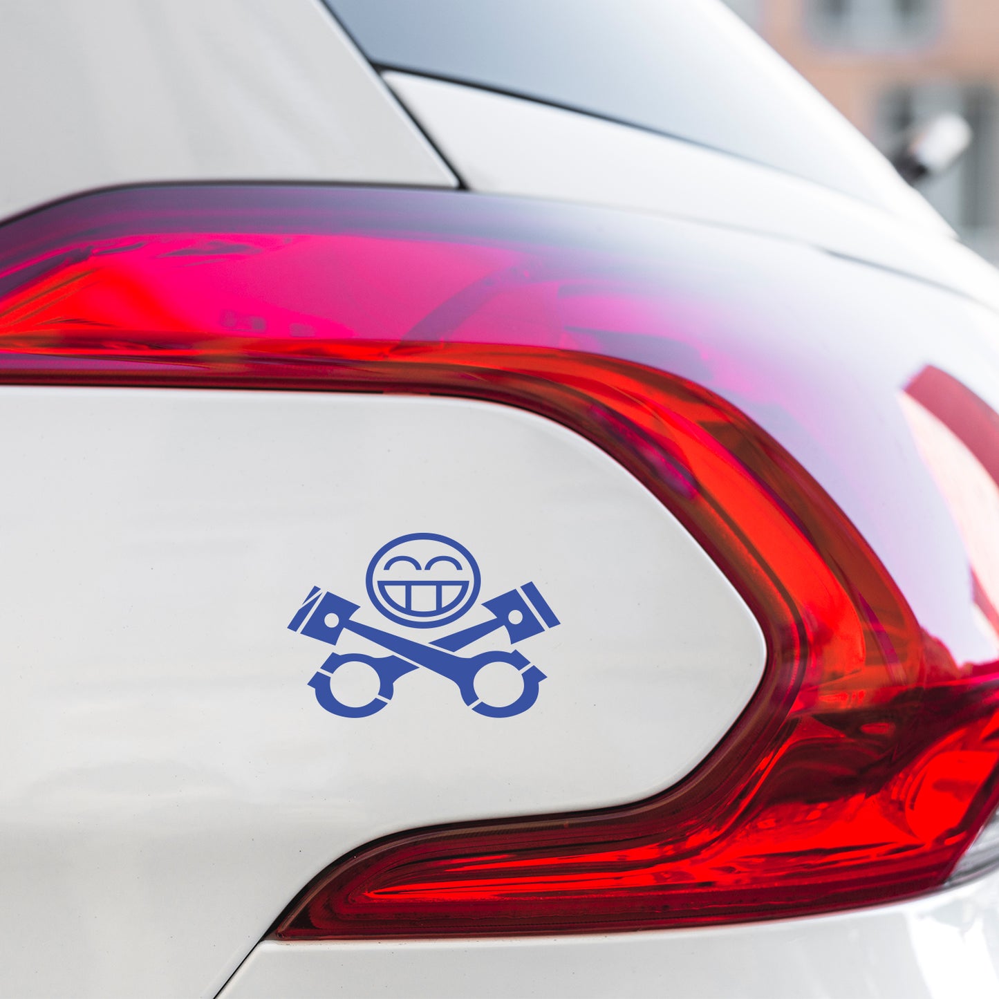 Piston Big Grin Emoticon Sticker