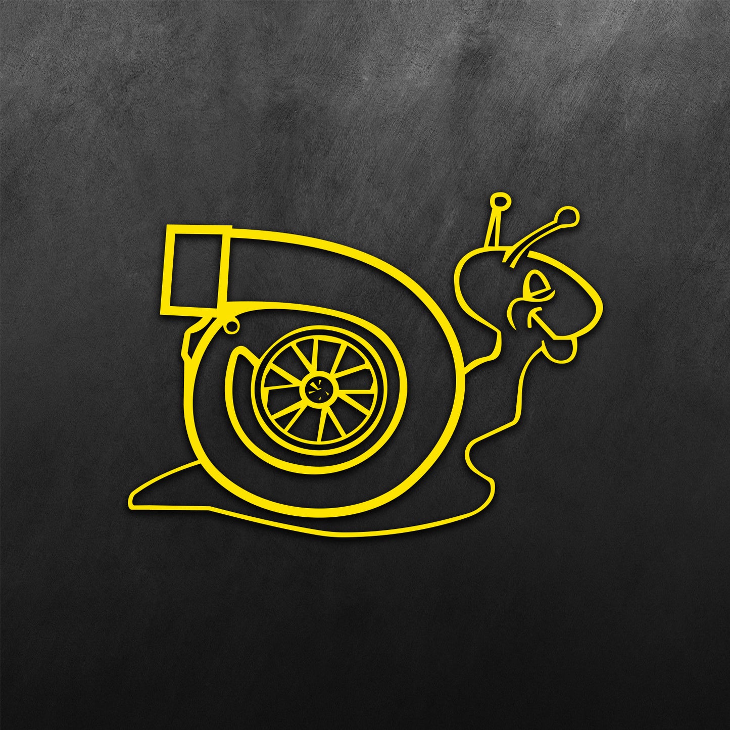 Smile Caracol Turbo Sticker