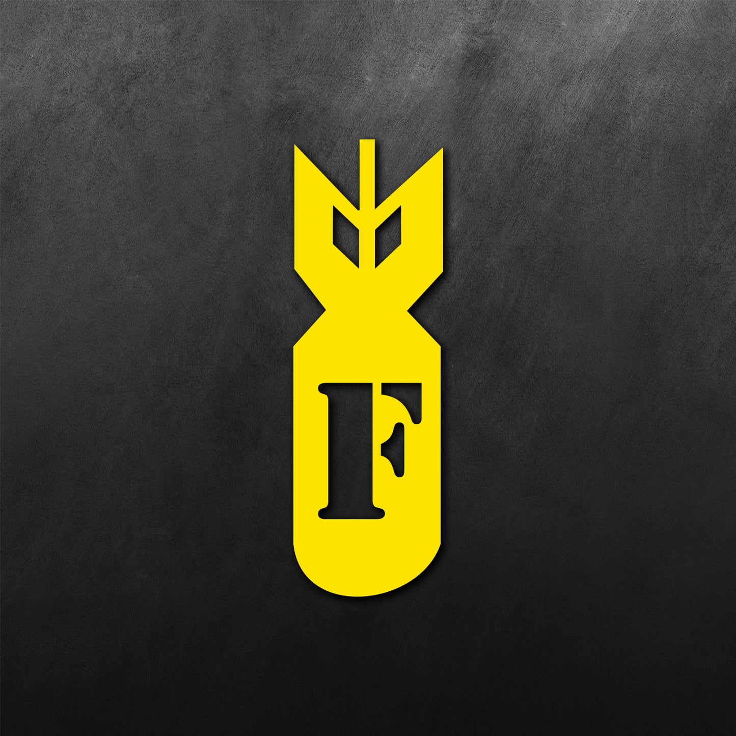 Torpedo F Bomb Sticker