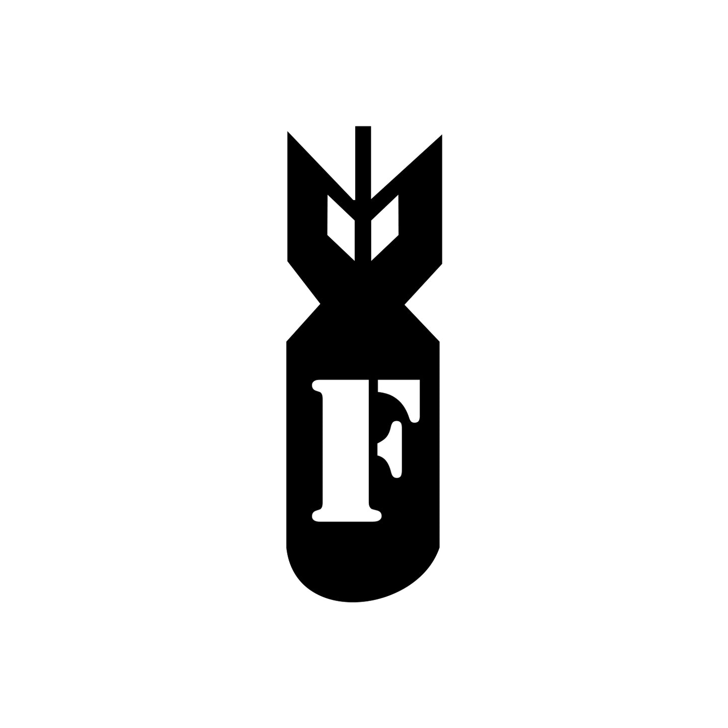 Torpedo F Bomb Sticker
