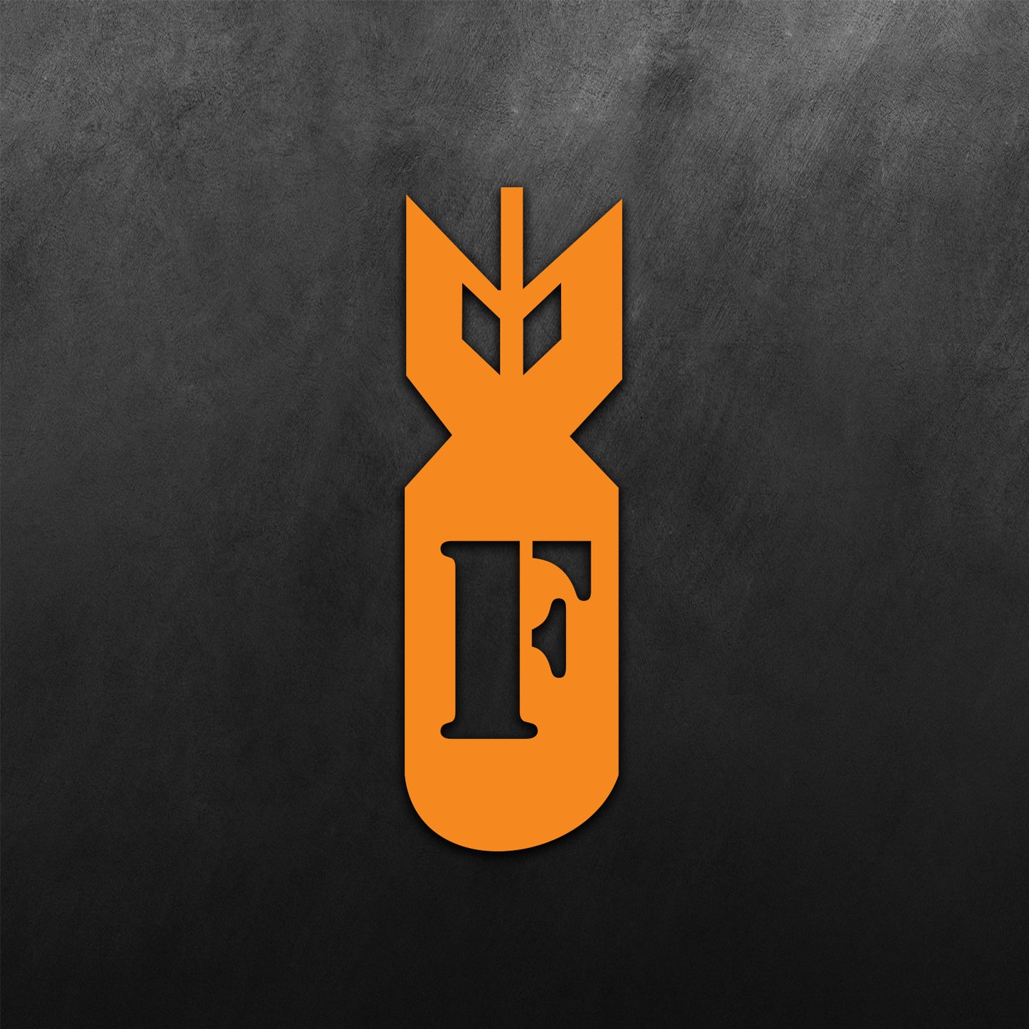 Torpedo F Bomb Sticker