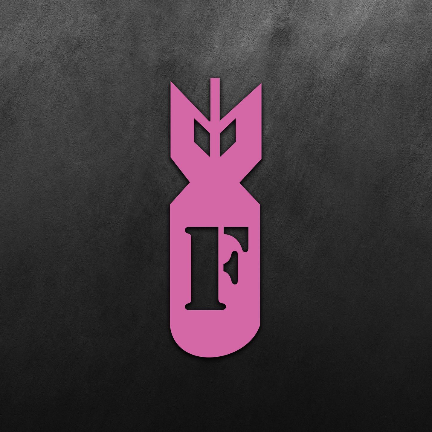 Torpedo F Bomb Sticker
