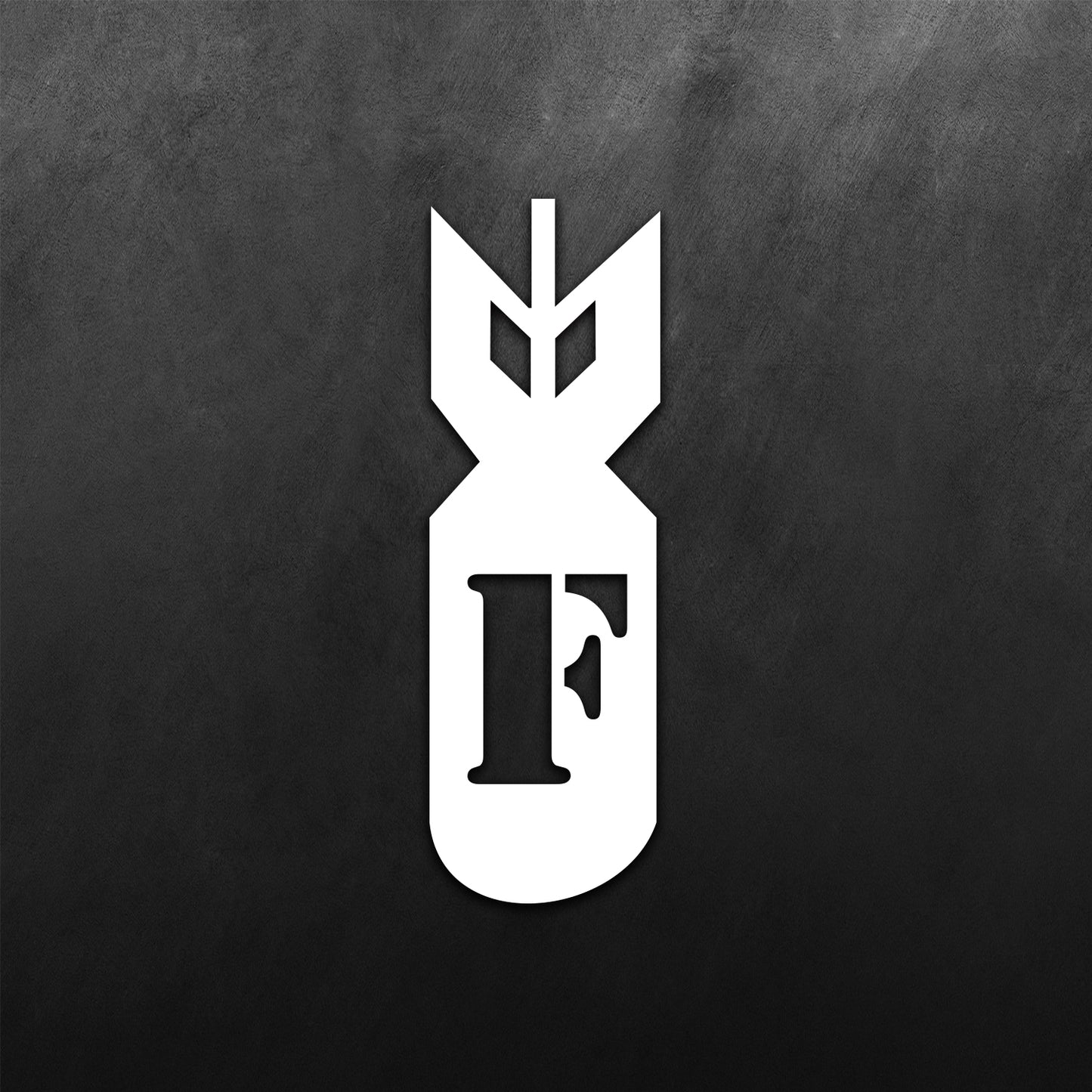 Torpedo F Bomb Sticker