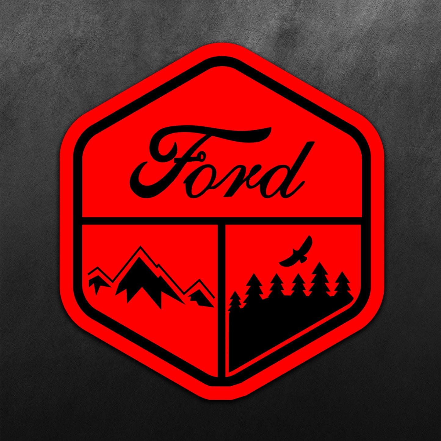 Adventure Sticker for Ford