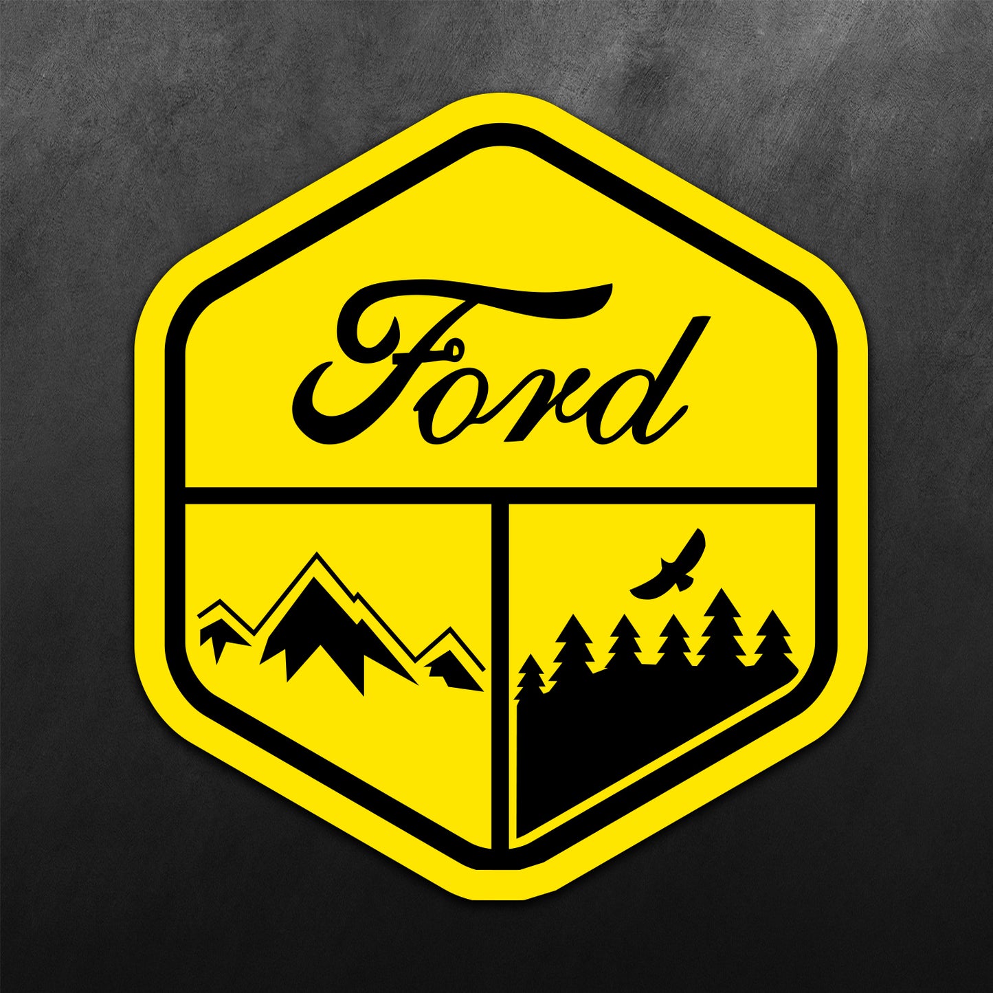 Adventure Sticker for Ford