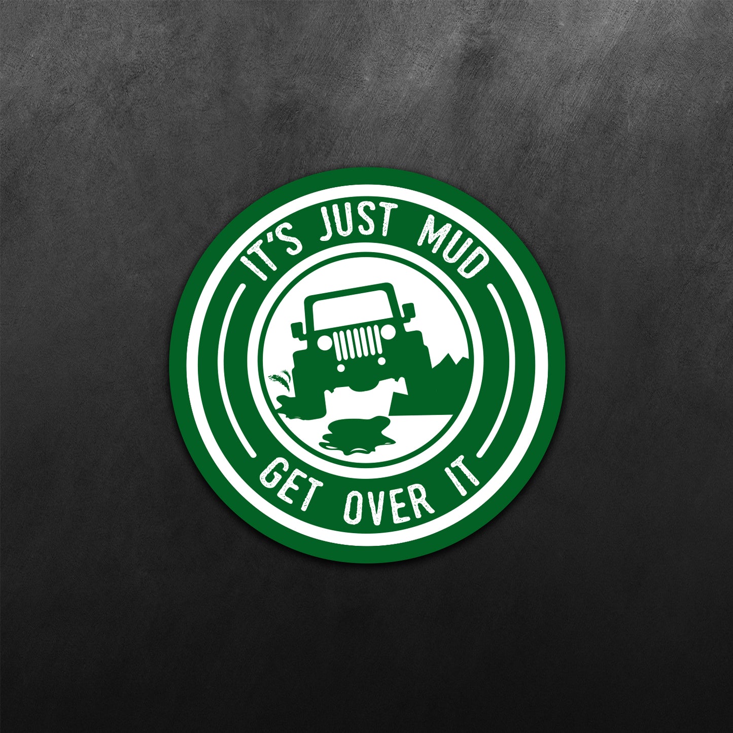 It's Just Mud Sticker for Jeep