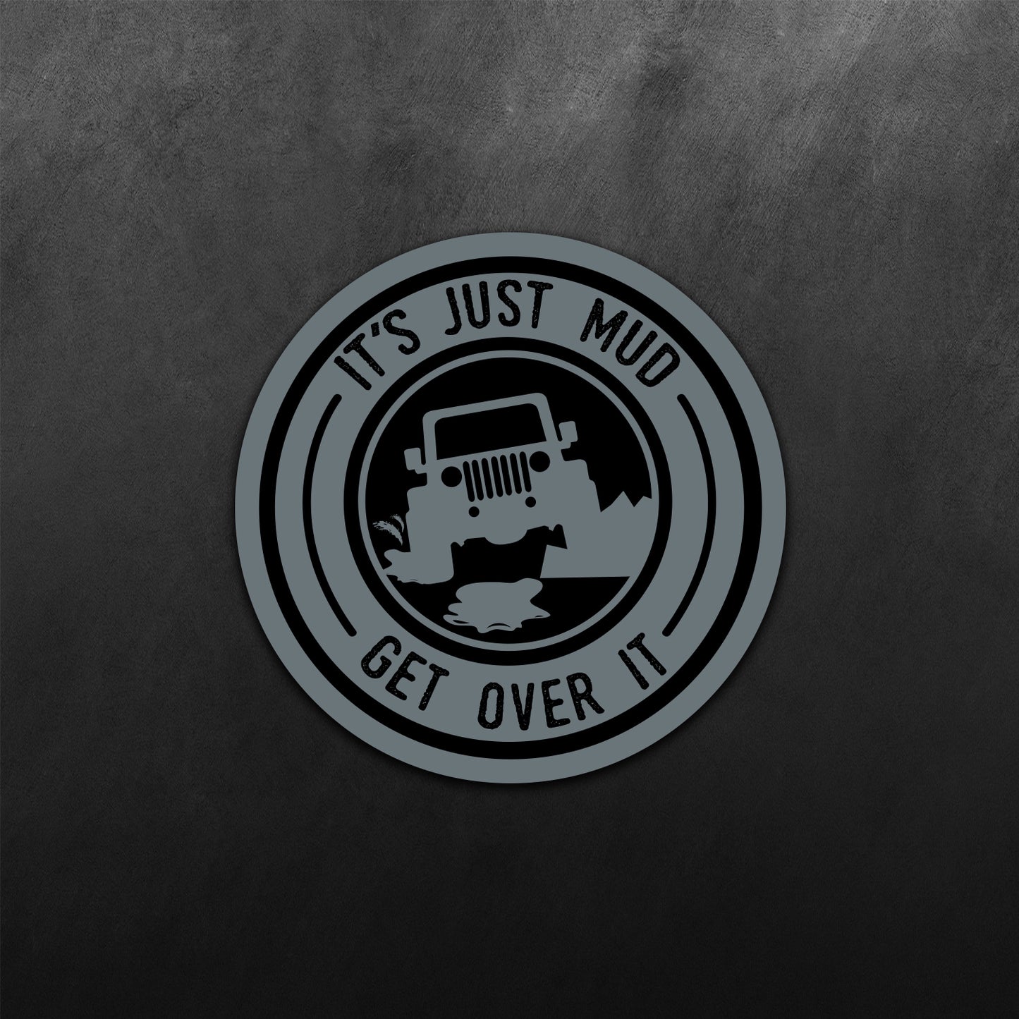 It's Just Mud Sticker for Jeep