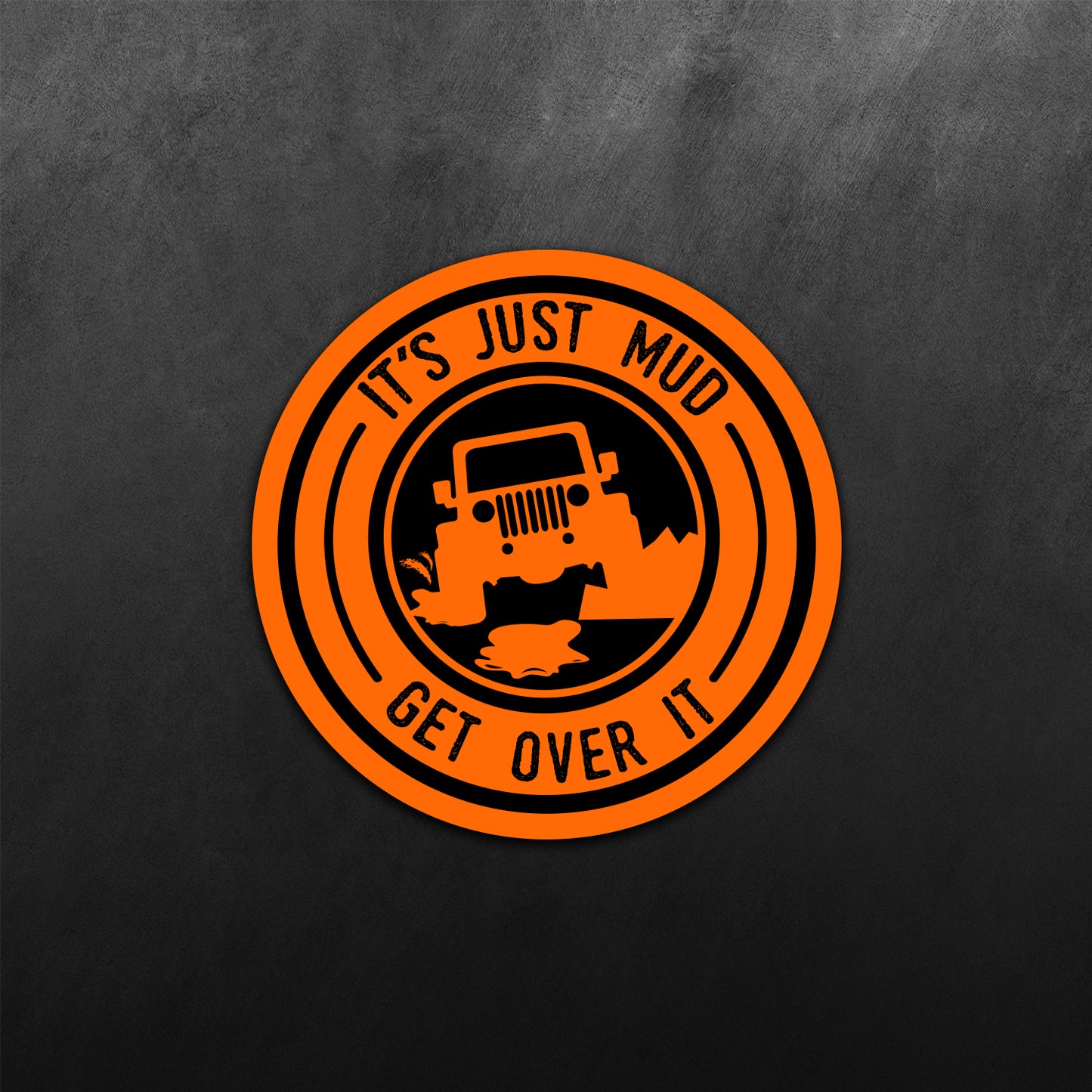 It's Just Mud Sticker for Jeep