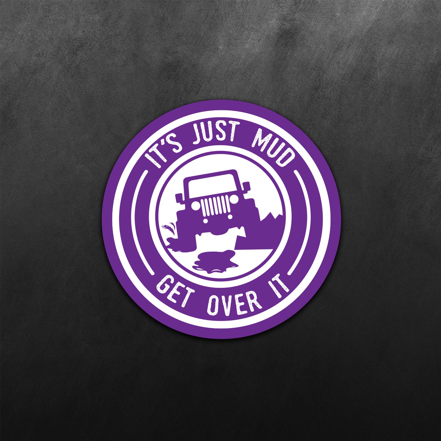 It's Just Mud Sticker for Jeep