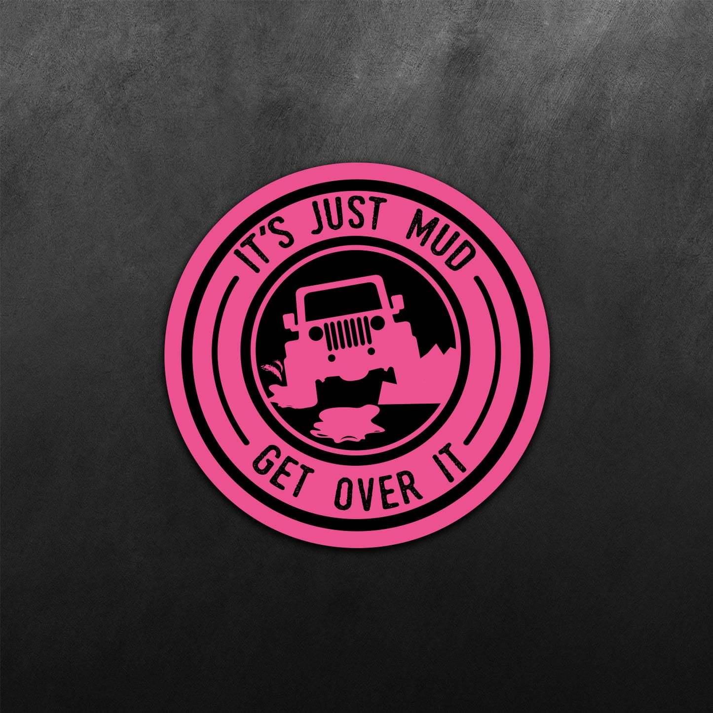 It's Just Mud Sticker for Jeep