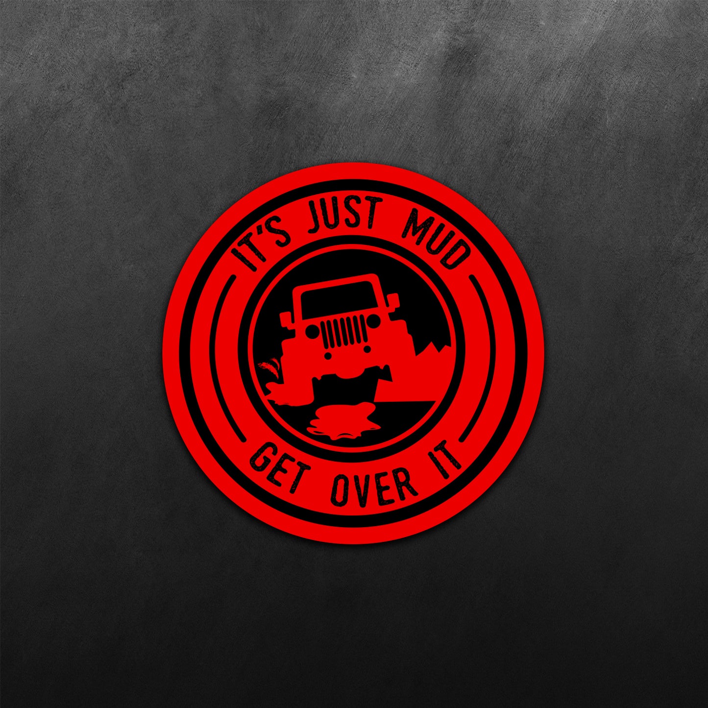 It's Just Mud Sticker for Jeep