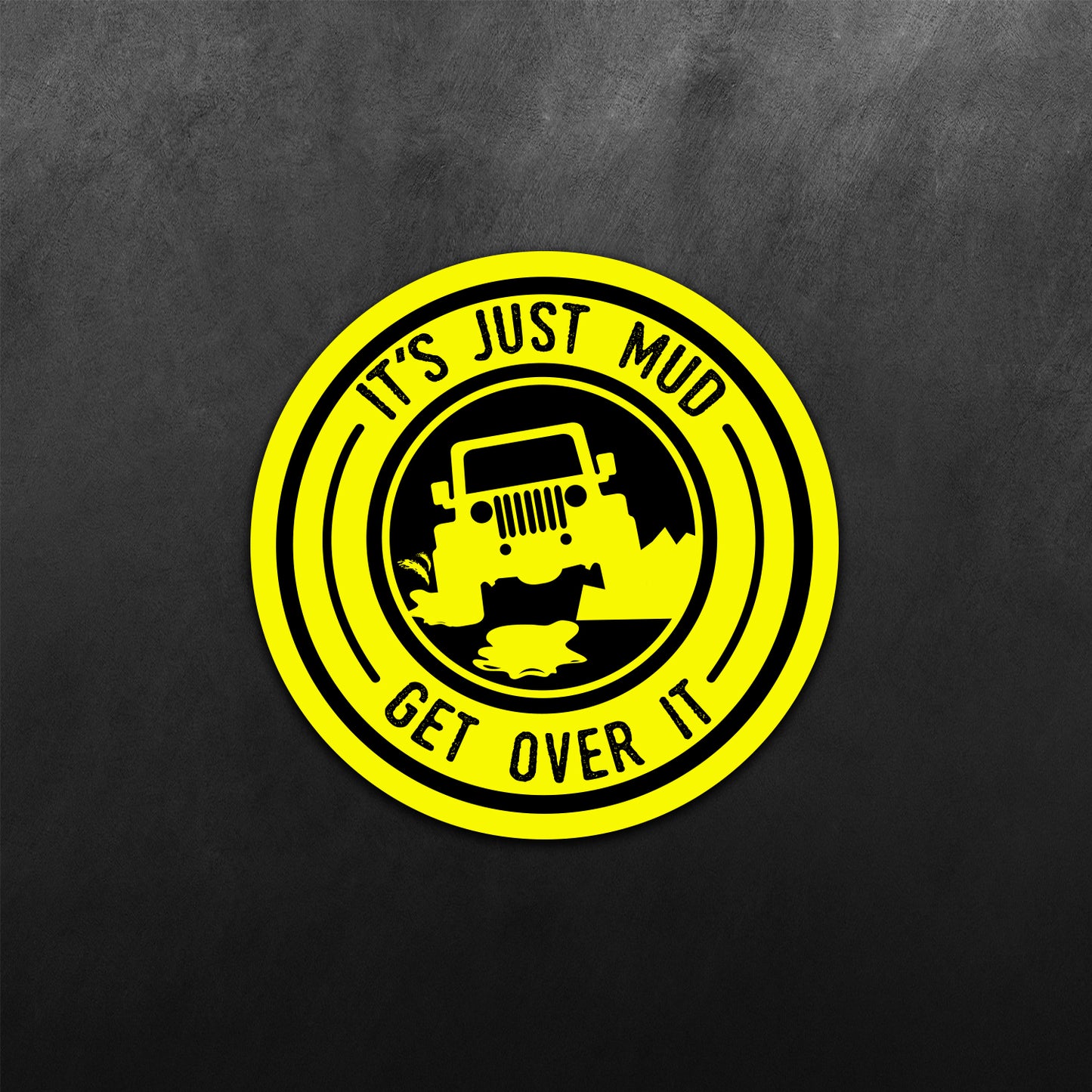 It's Just Mud Sticker for Jeep