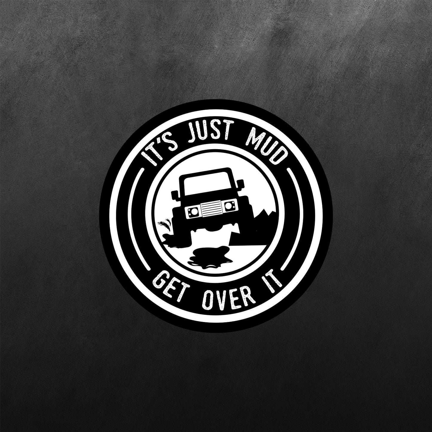 It's Just Mud for Land Rover Sticker