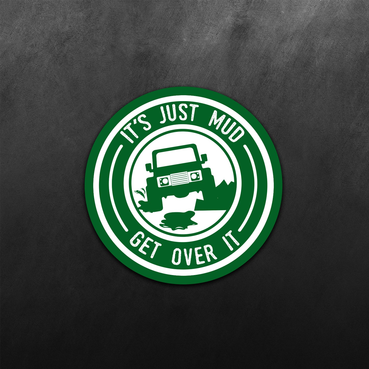 It's Just Mud for Land Rover Sticker