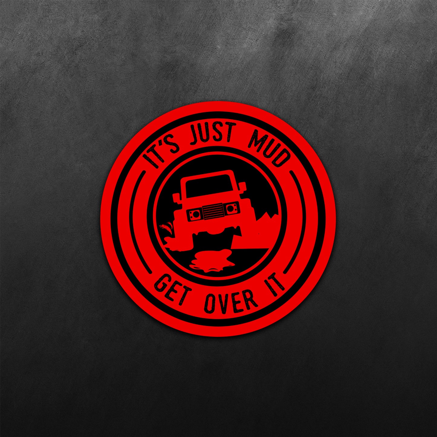 It's Just Mud for Land Rover Sticker