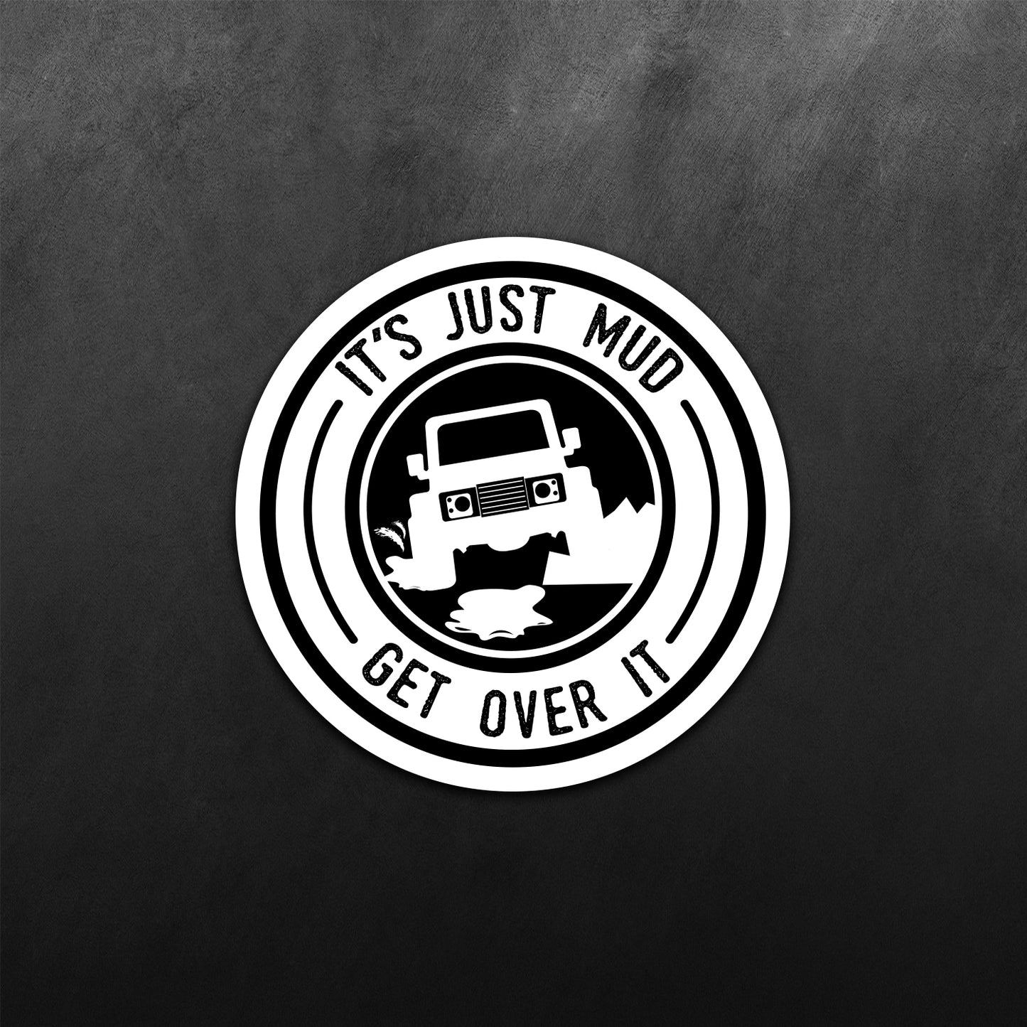 It's Just Mud for Land Rover Sticker