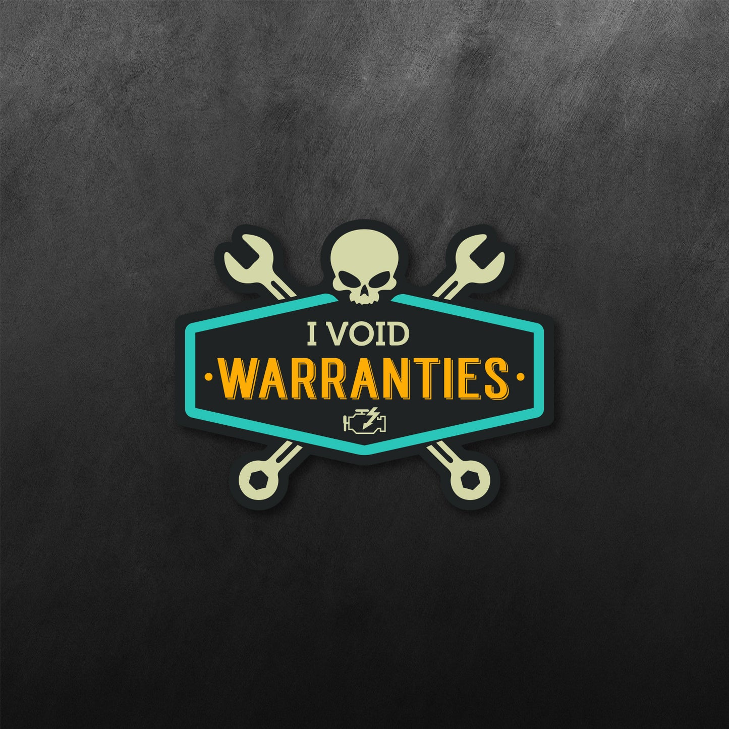 I Void Warranties Sticker