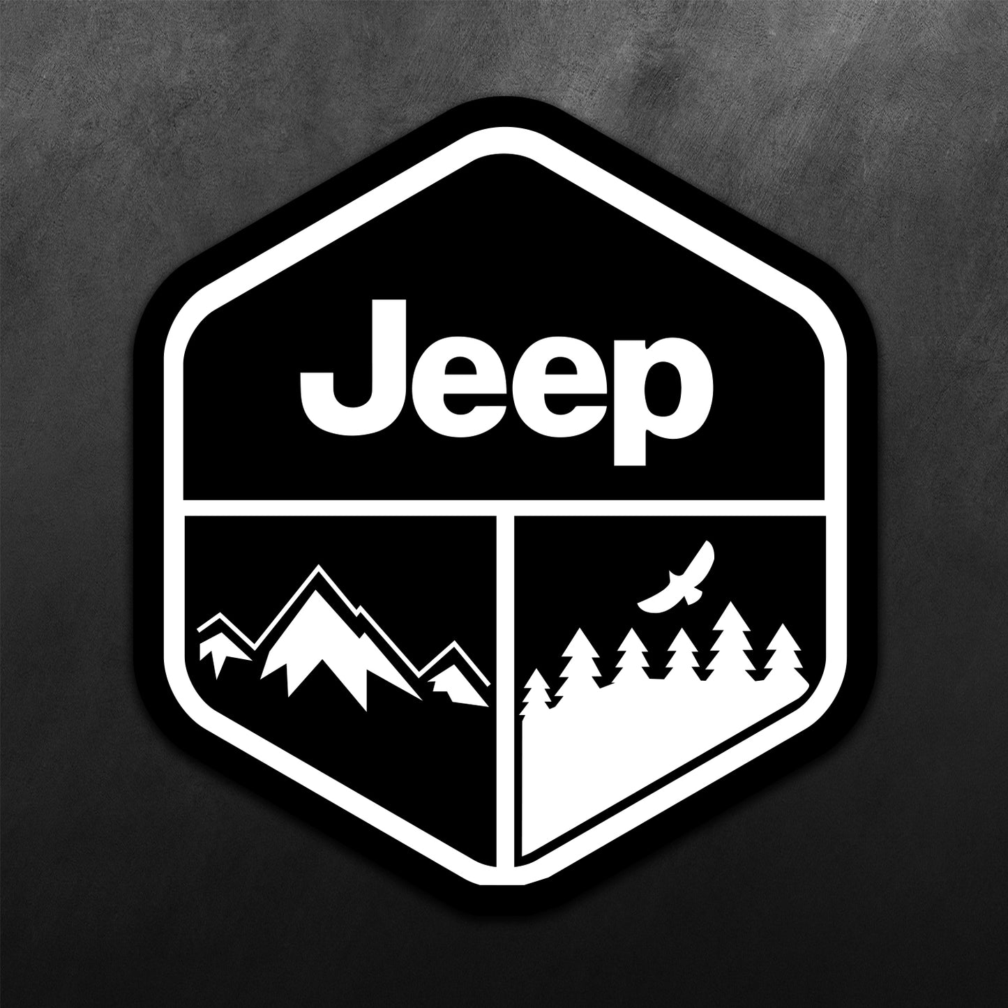 Adventure Sticker for Jeep