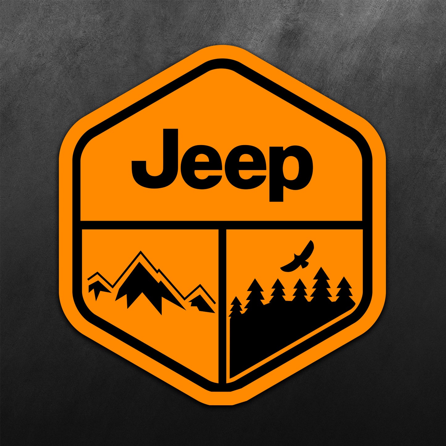 Adventure Sticker for Jeep