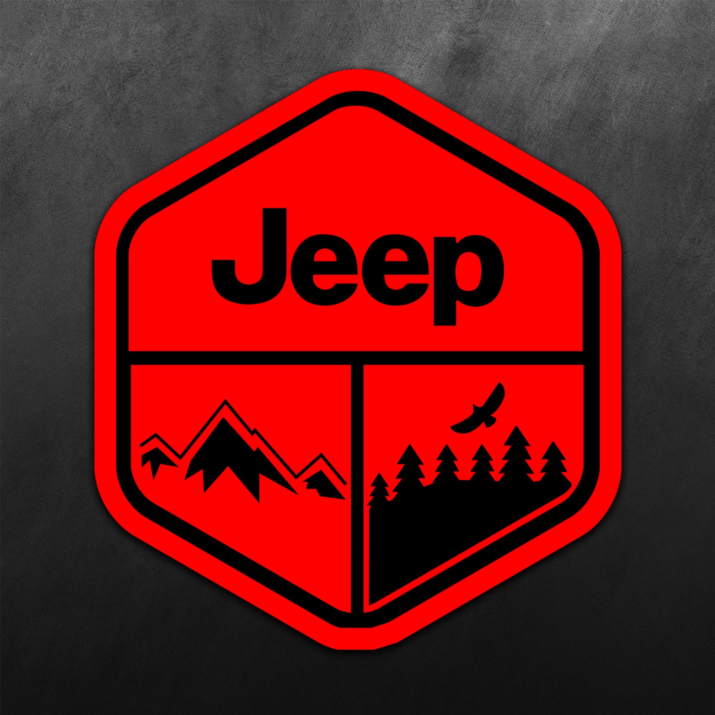 Adventure Sticker for Jeep